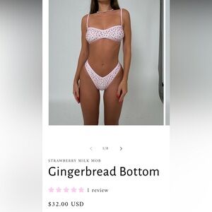 Strawberry Milk Mob Lot
Gingerbread top (M) and Bottom (L) and Georgia Dress (M)